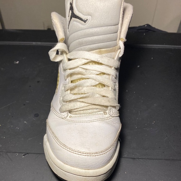 Air Jordan 5 Retro metallic whitesize 6.5 Y - Picture 4 of 4